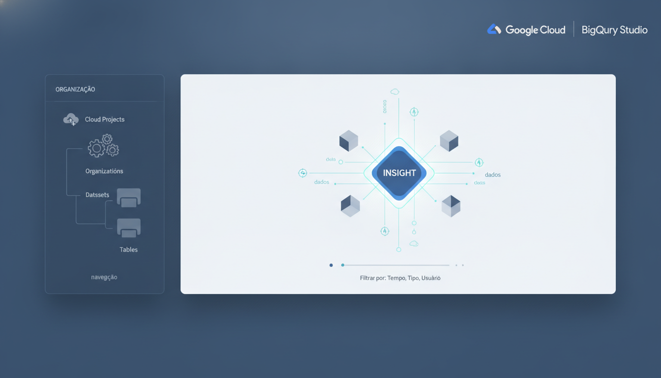 BigQuery Studio: Navegue por Organizações Facilmente