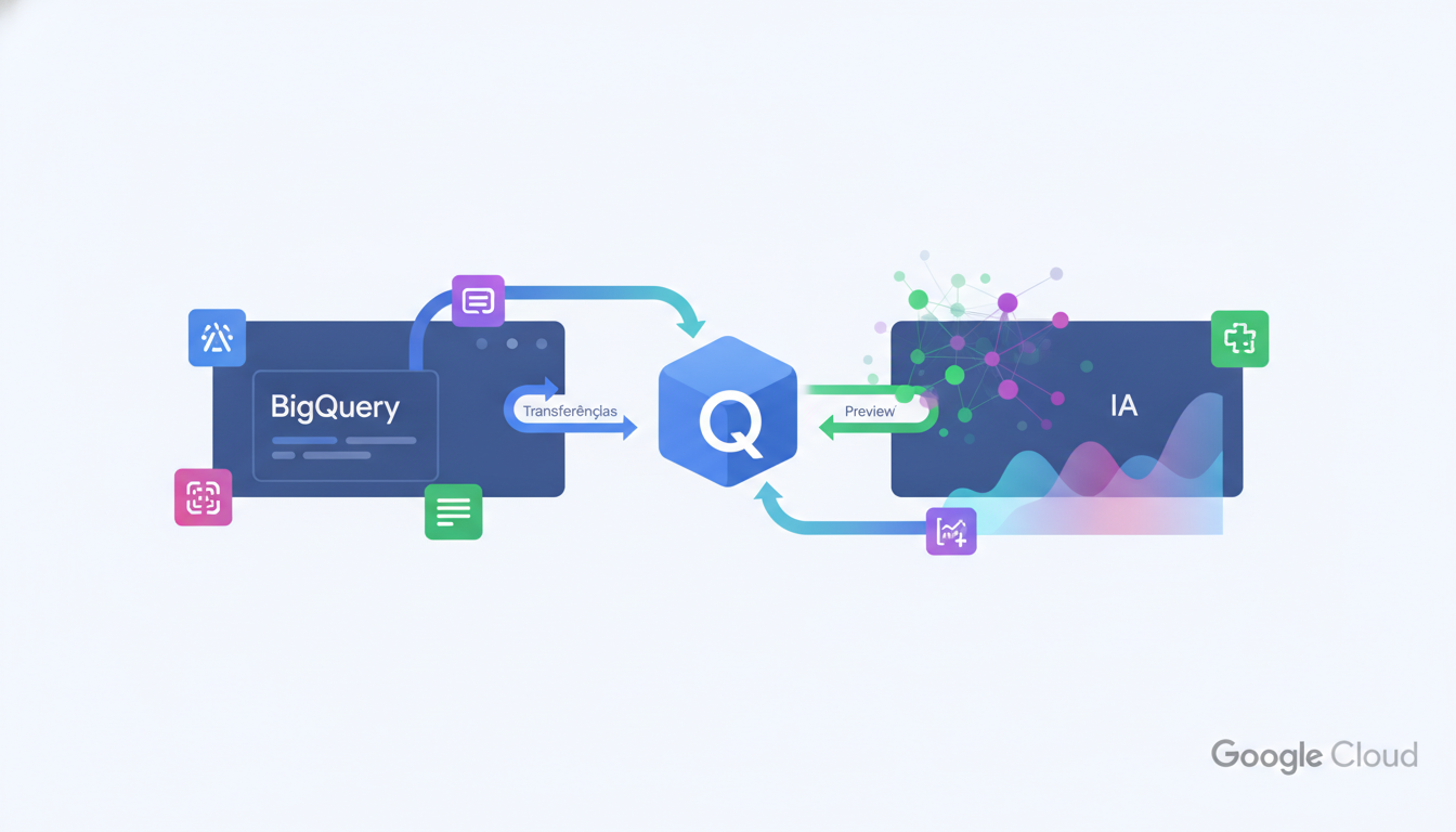 BigQuery: Novidades em Transferências e IA em Preview