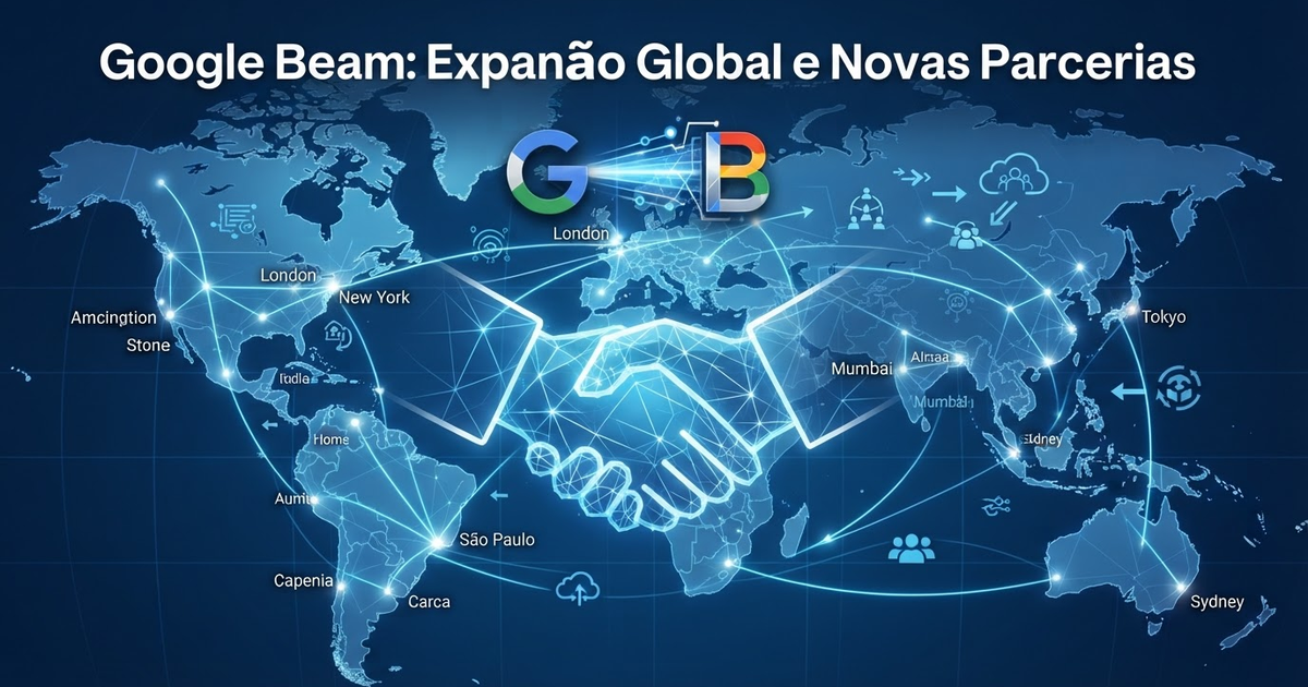 Google Beam: Expansão Global e Novas Parcerias